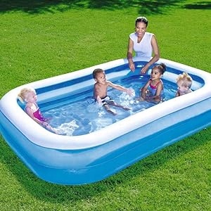 BASEN DUŻY DMUCHANY BESTWAY OGRODOWY RODZINNY 450L Długość (cm) 200 cm
