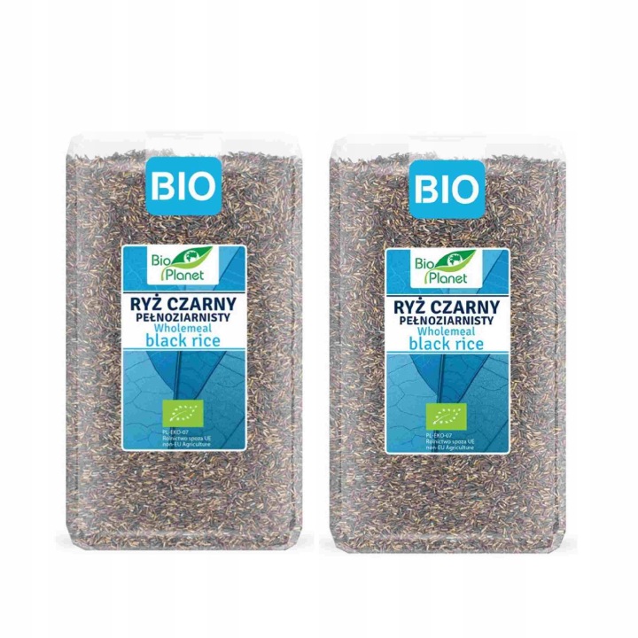 Ryż Czarny Pełnoziarnisty Bio 1kg Bio Planet Eko Zdrowa Żywność Naturalny