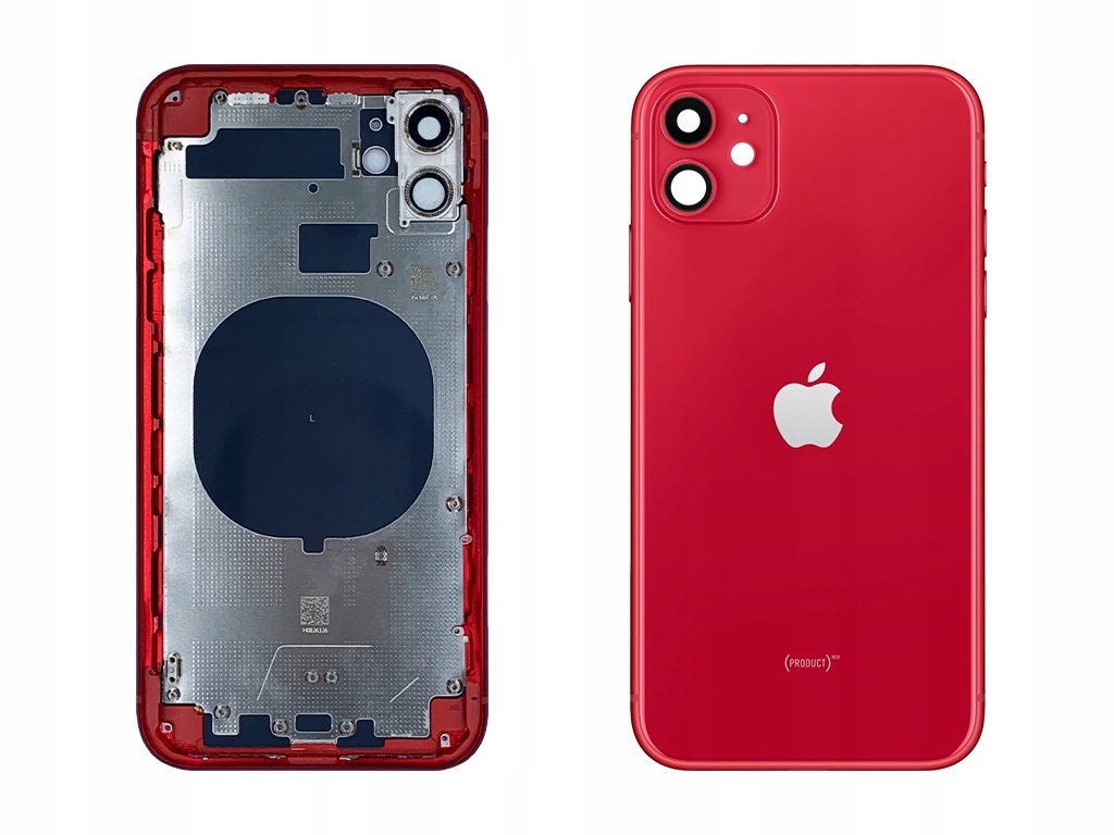 iPhone 11 Korpus Ramka Obudowa Tył Red