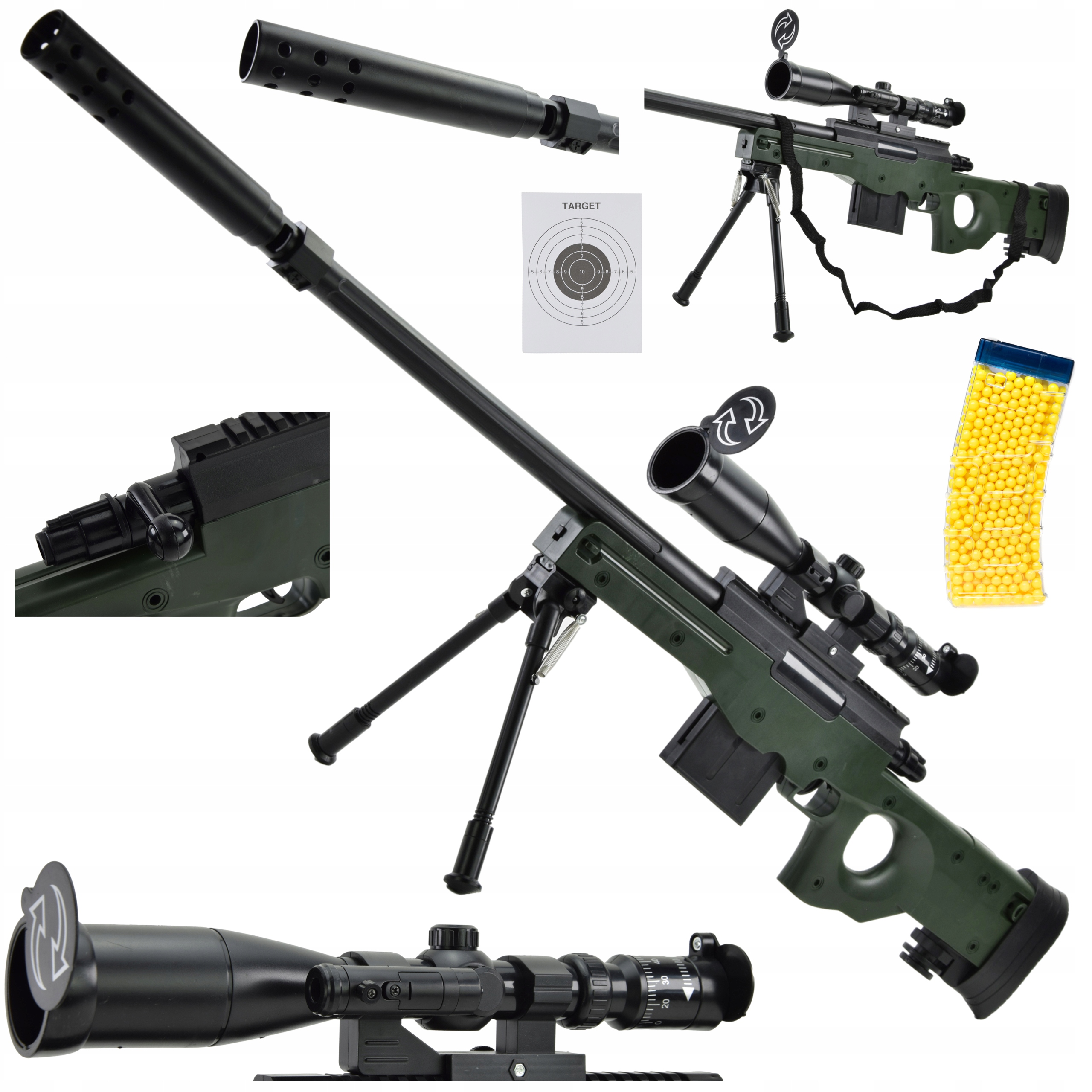 

Wielki Karabin Pistolet Na Kulki Snajperka