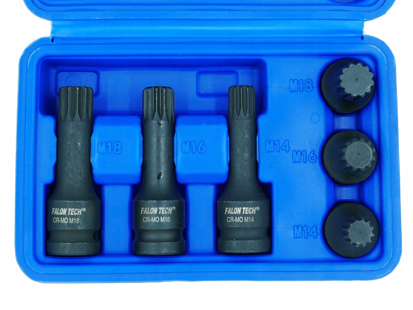 

Klucze Bit Spline Udarowe 1/2 M14 M16 M18 Piasta