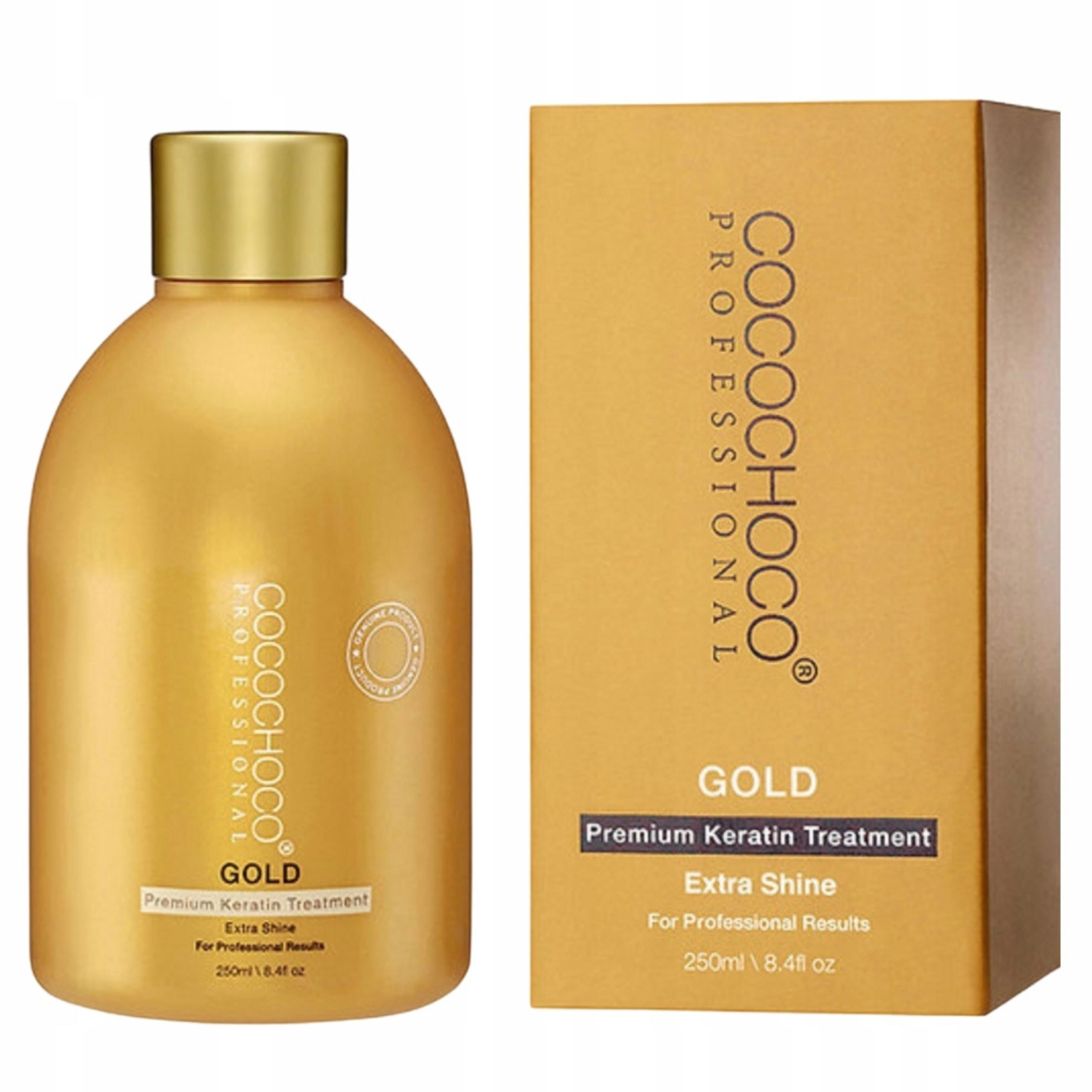 Keratyna do prostowania włosów Cocochoco Gold 250 ml