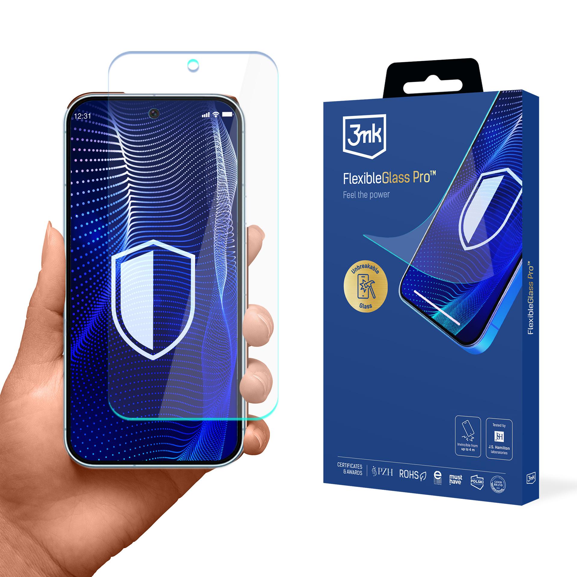 Szkło ochronne hybrydowe 3mk FlexibleGlass Pro na Google Pixel 9/ 9 Pro