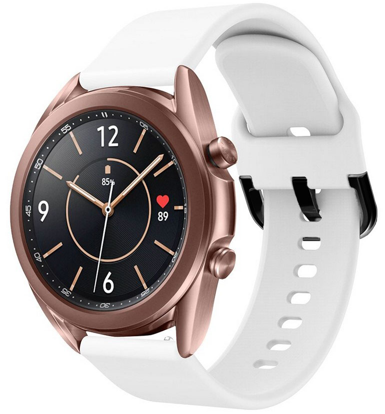 

Biały pasek Samsung Galaxy Watch 3 41MM Rozm. S