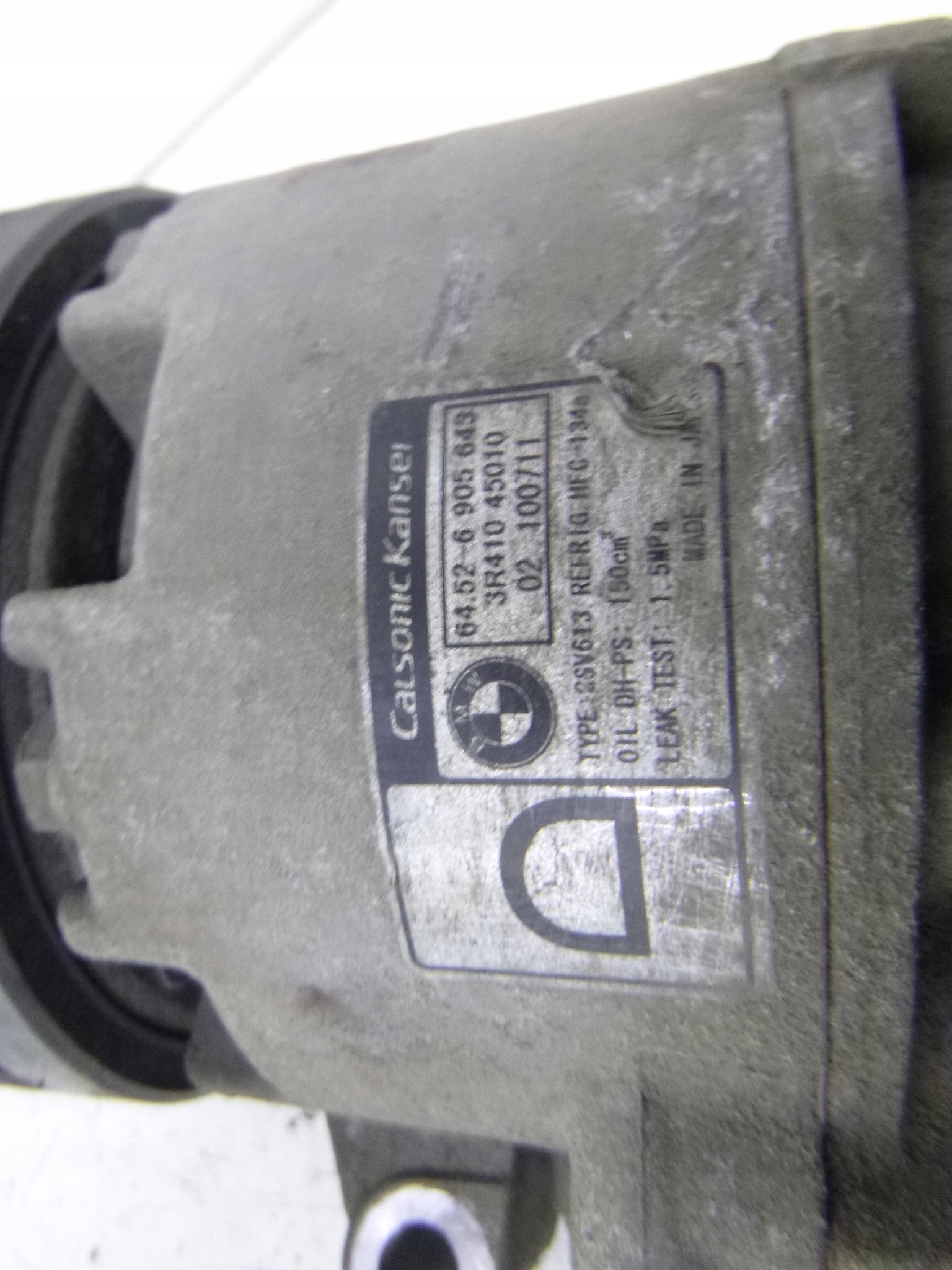 compressor compressor; BMW E46 2.0D 64.52-6905643