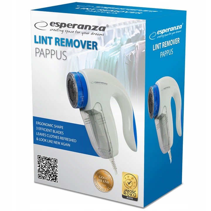 ELEKTRYCZNA GOLARKA DO UBRAŃ SWETRÓW SIECIOWA EAN (GTIN) 3606504603340