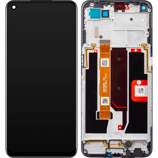 Org LCD displej s originálnym rámčekom pre Oppo A74 5G/A54 5G (čierny)