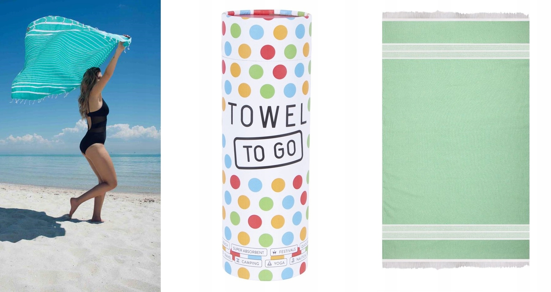 Ręcznik To Go Hammam pareo Fouta Sauna Plaża Joga