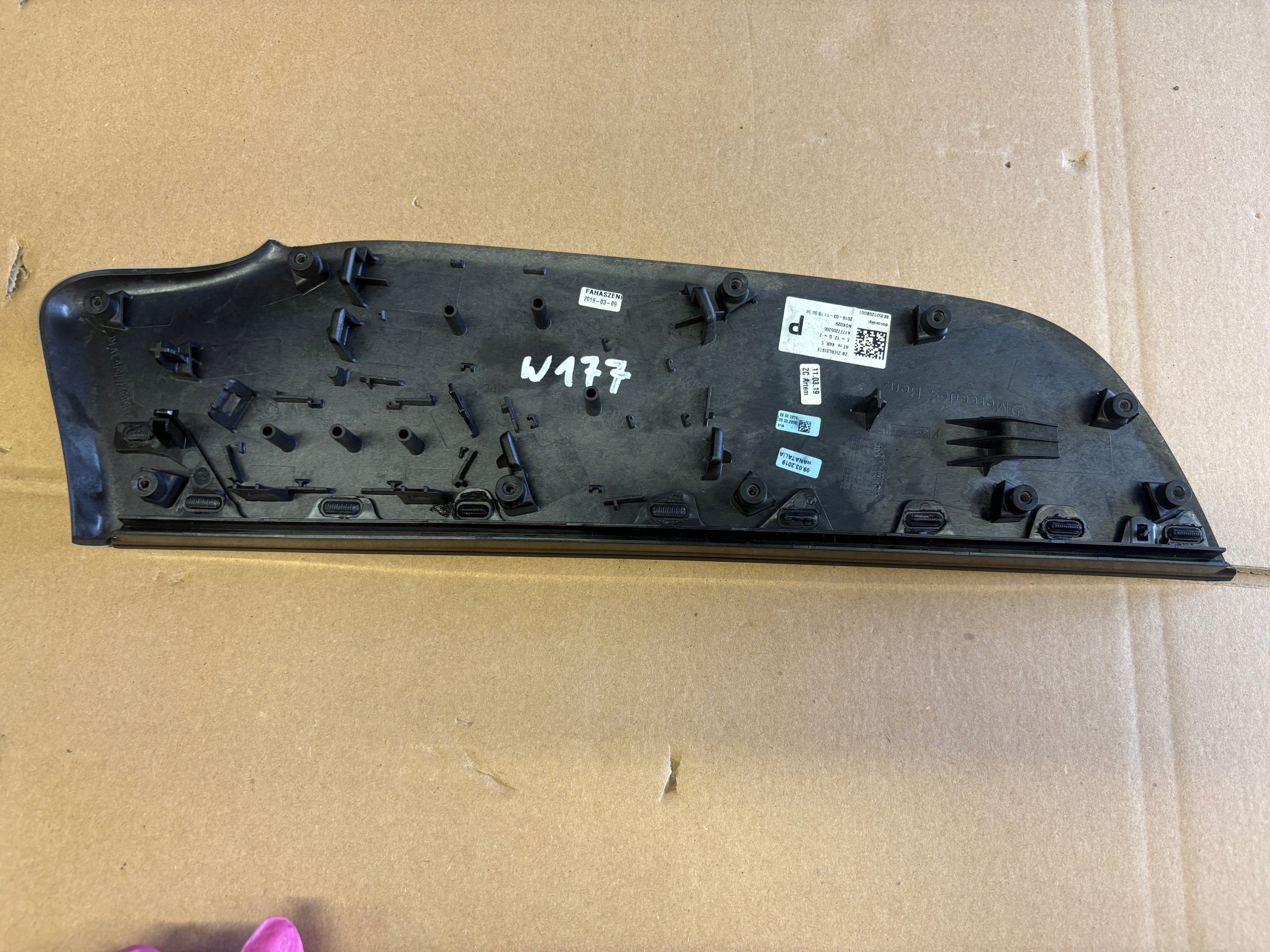 MERCEDES A class W 177 moulding DEKOR right front A1777205200