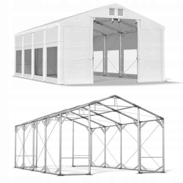 Namiot Ogrodowy 5x8m [3m] Handlowy Das 560 Pp