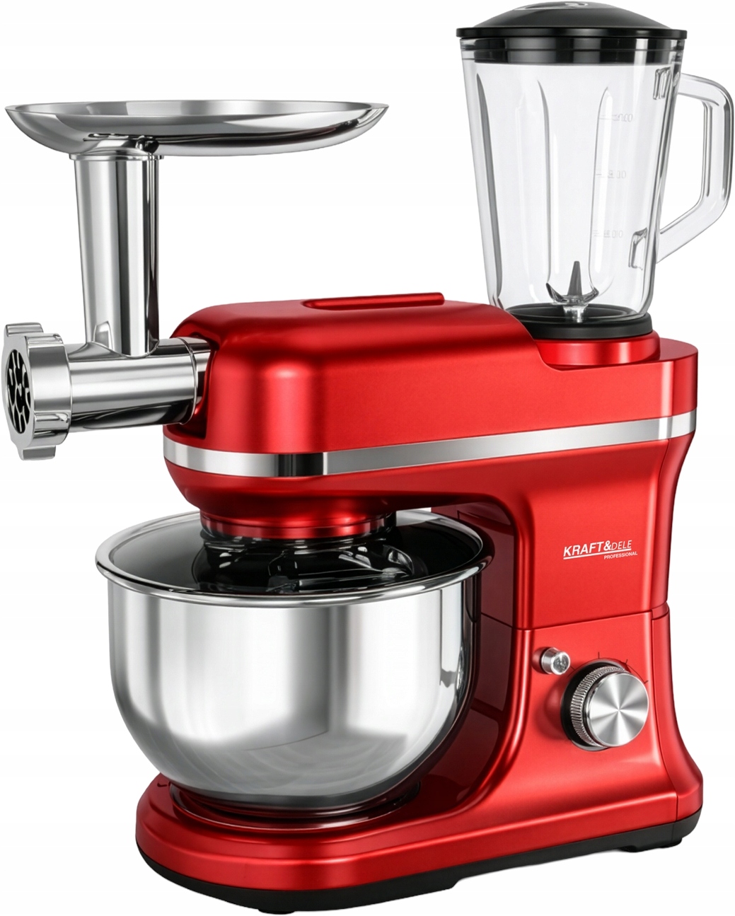 Kuchyňský robot 3000 W červený Kraft&Dele KD4228