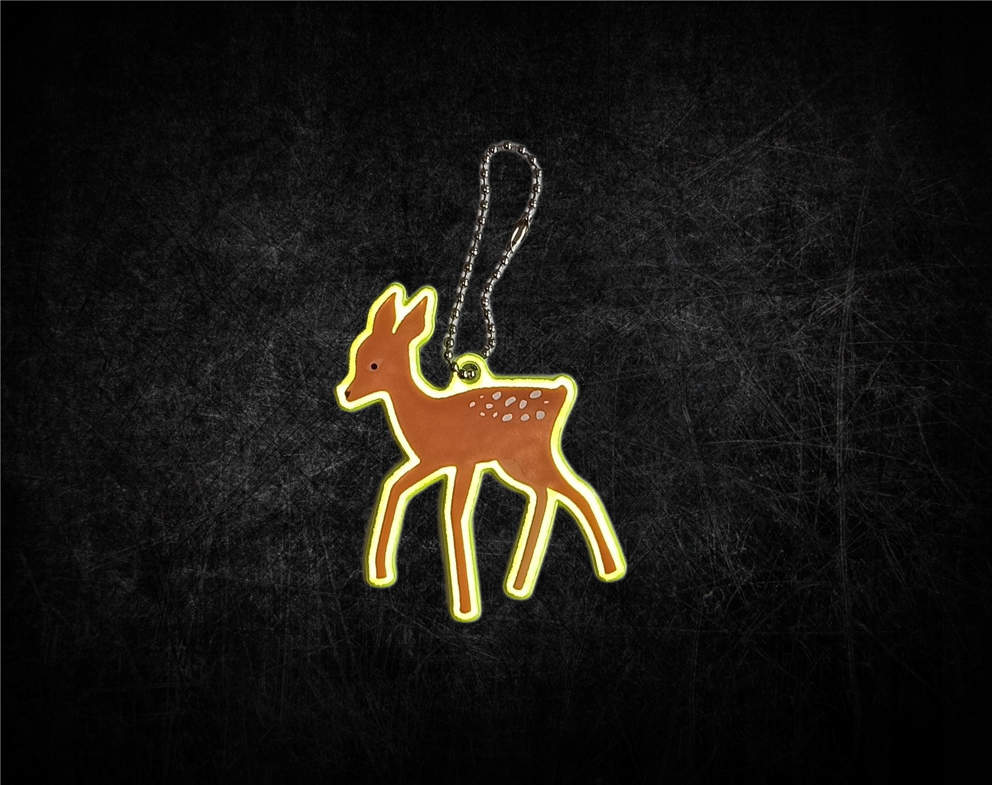 ODBLASKOWA ZAWIESZKA BRELOK ODBLASK PRZYWIESZKA Z ŁAŃCUSZKIEM SARNA SARENKA Kod producenta ZAWIESZKA SARNA