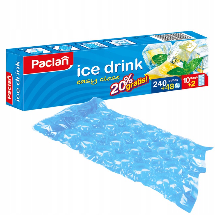 

Woreczki do lodu Paclan Ice Drink 10+2szt
