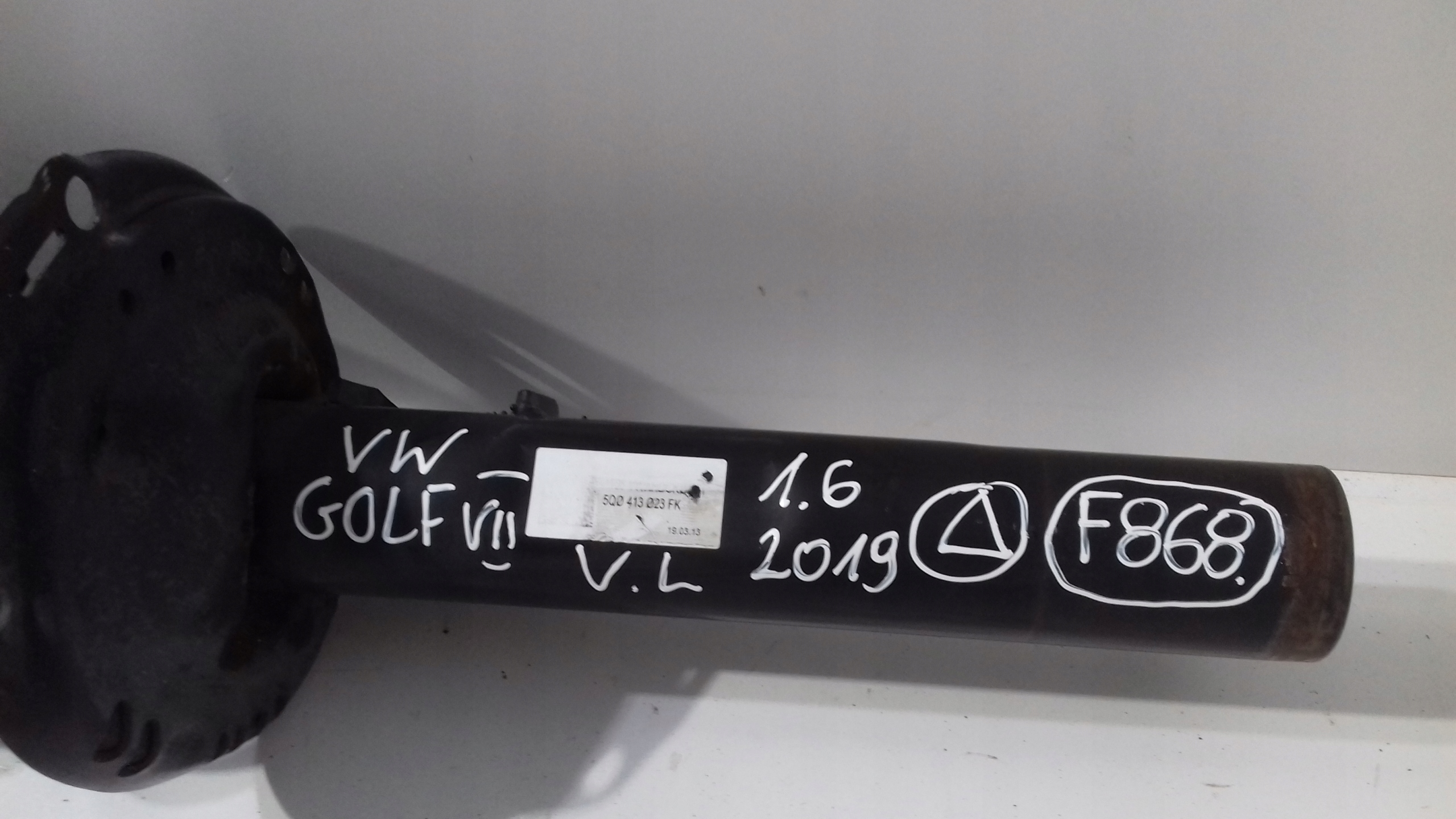 VW GOLF VII shock absorber left front McPherson 2019