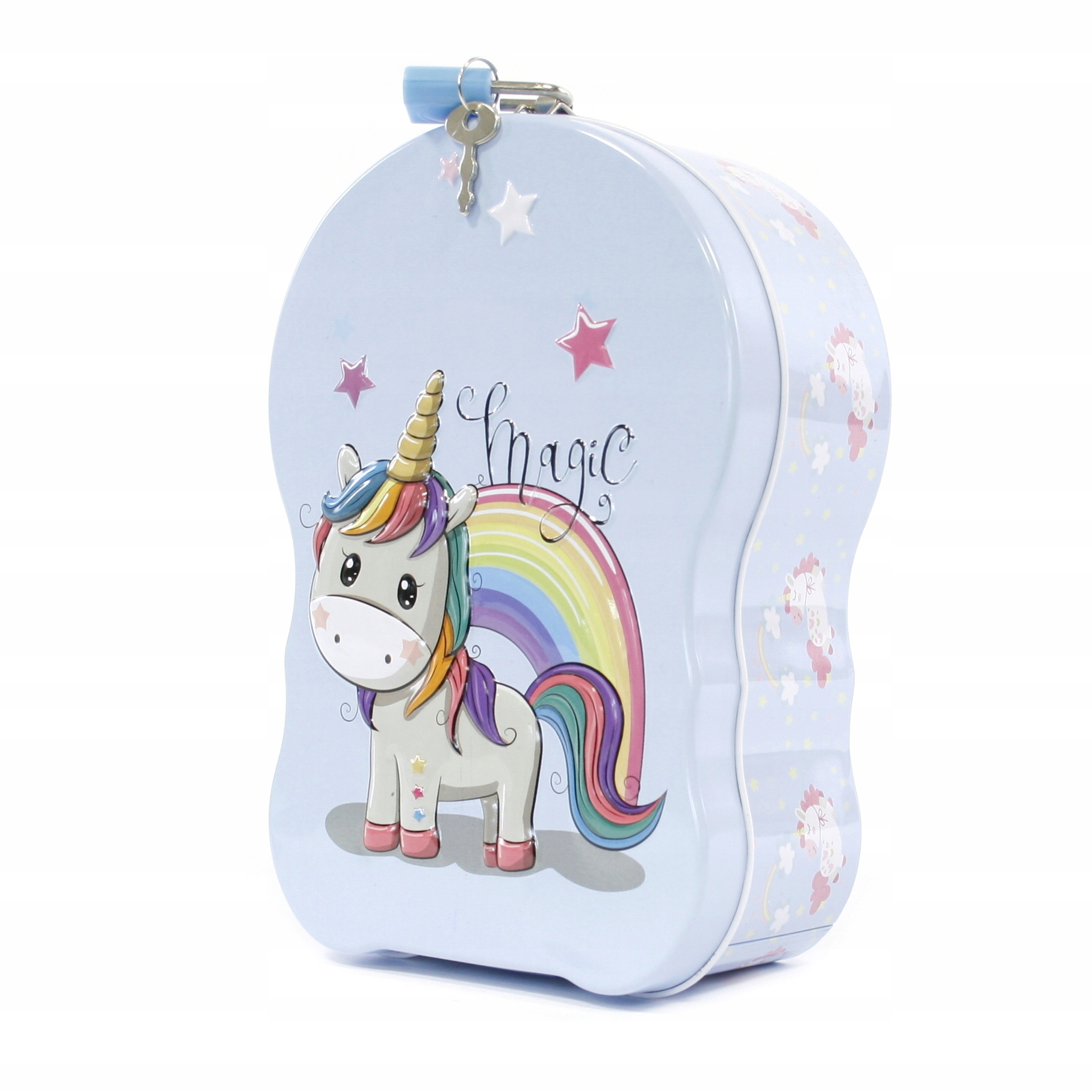 

Skarbonka Metalowa kłódka Jednorożec Unicorn