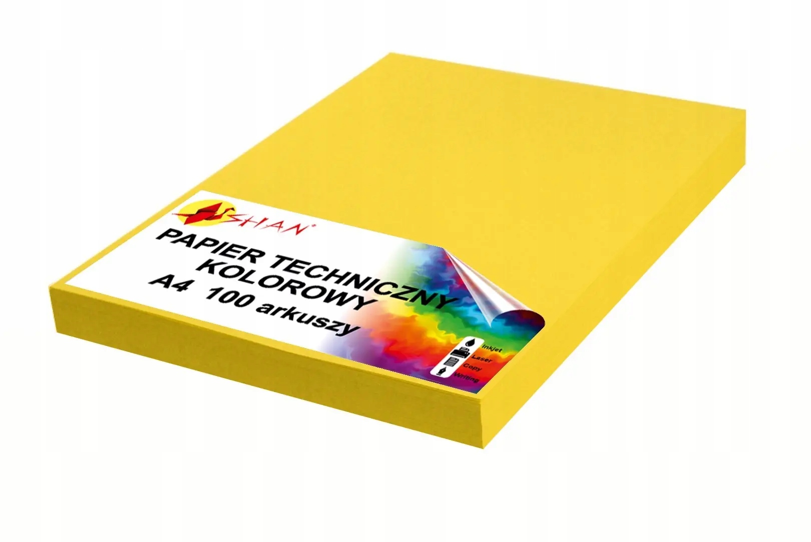 

Papier techniczny A4 180g żółty intensywny 50 arku