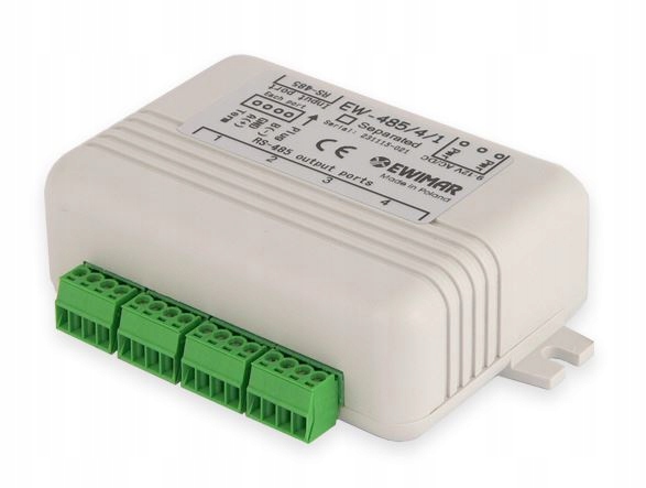Distributor sběrnice RS-485 EW-485/4/1/SO Ewimar
