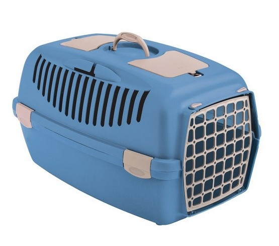 Levně Stefanplast Přepravka Gulliver 2 plastové dveře modré [99800]