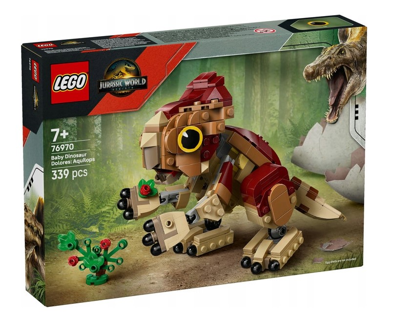 Stavebnice Jurský Lego 76970 Dinosaurus mládě Dolores Aquilops