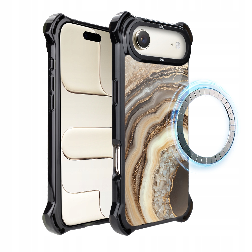 Pouzdro pro iPhone Air Ibizu DropGuard Ultra s MagSafe, Medový achát