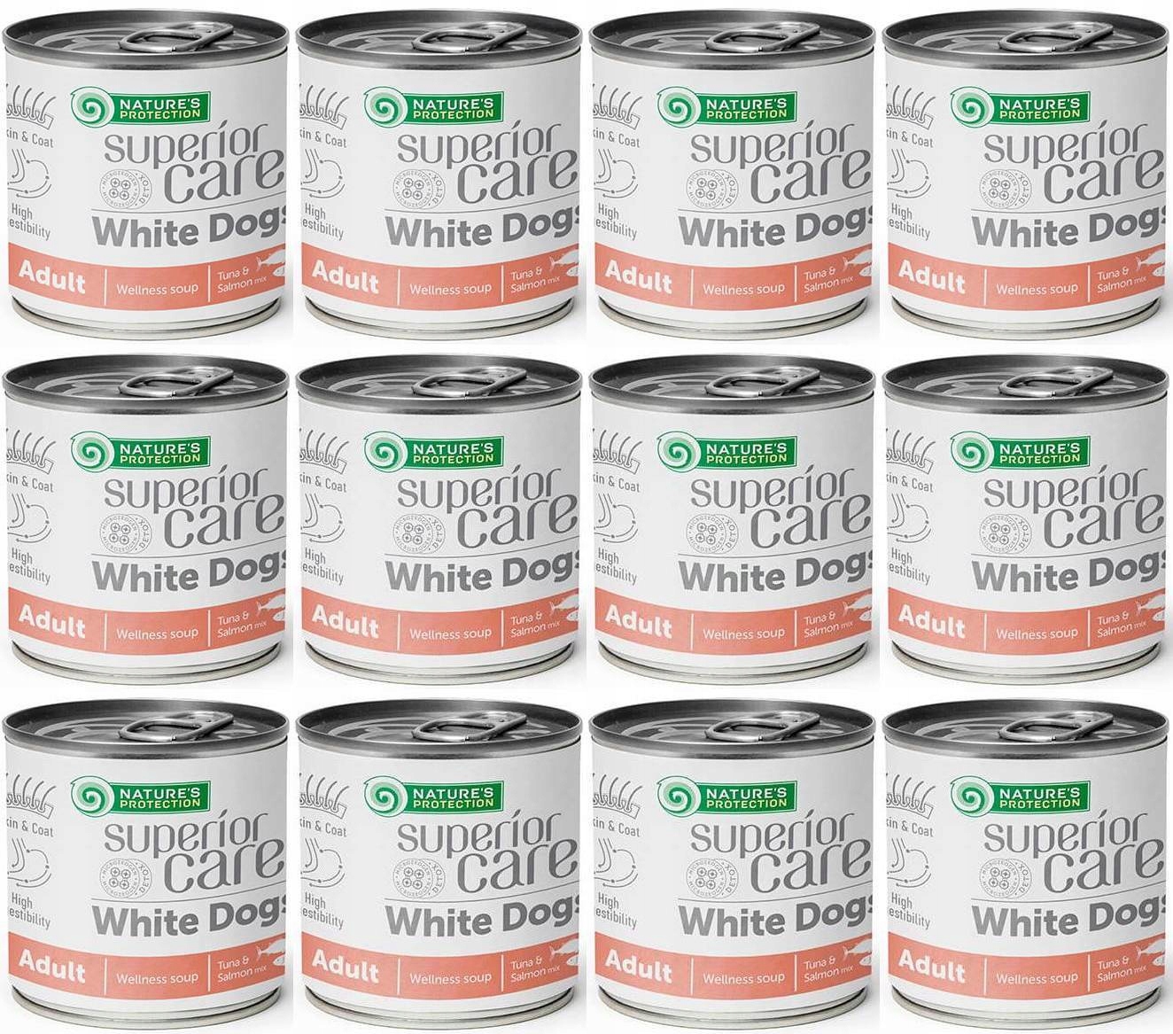 Polévka z bílého lososa Nature's Protection 12 x 140 ml