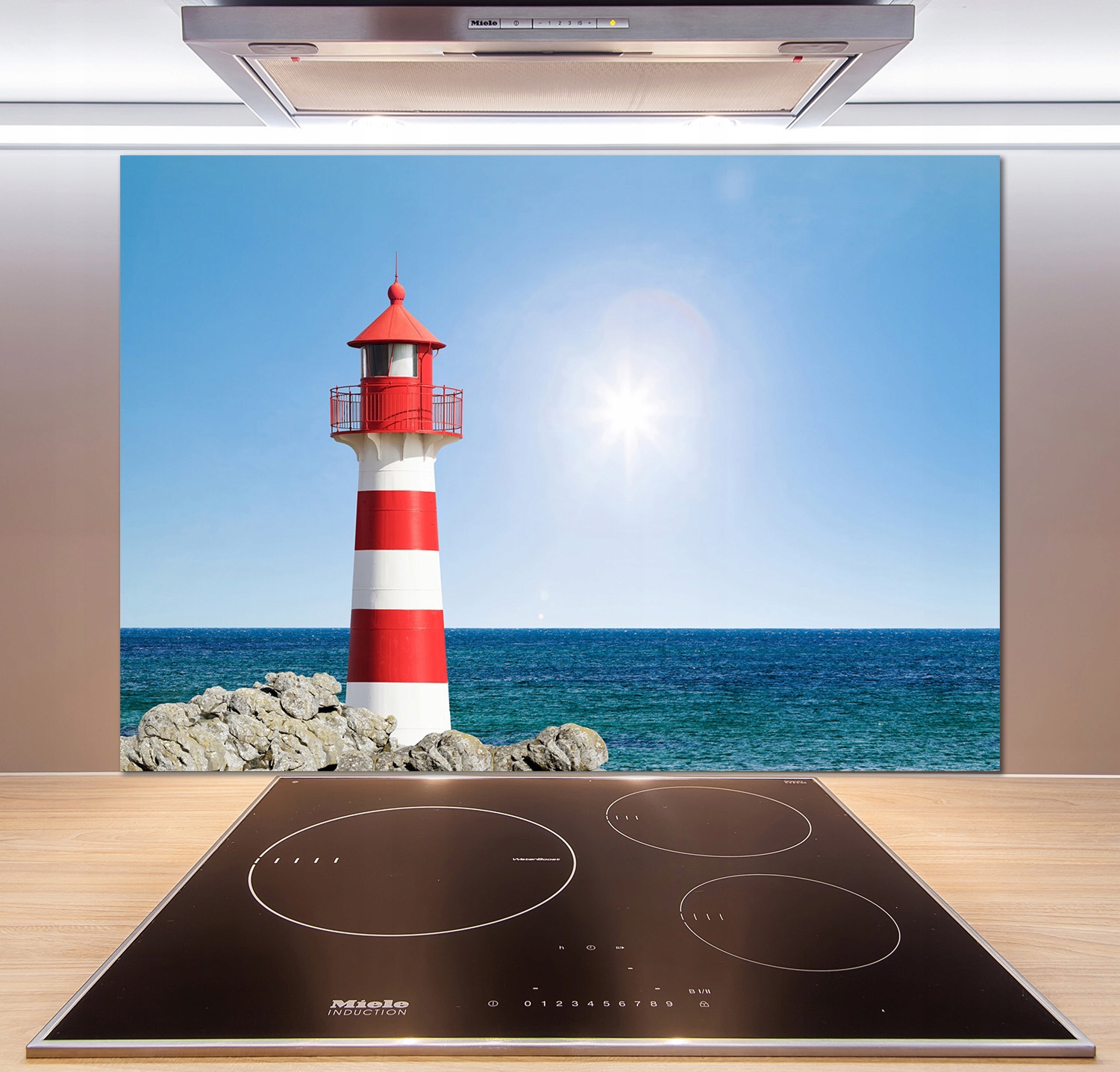 

Panel do kuchni Latarnia morska 100x70 cm + Klej