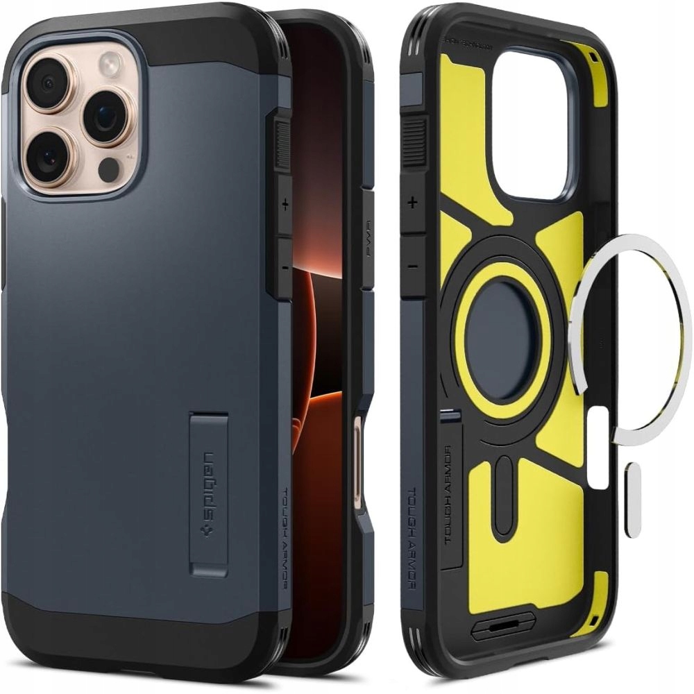 Pouzdro Pro Iphone 16 Pro Max Spigen Tough Armor Magsafe Metal Slate