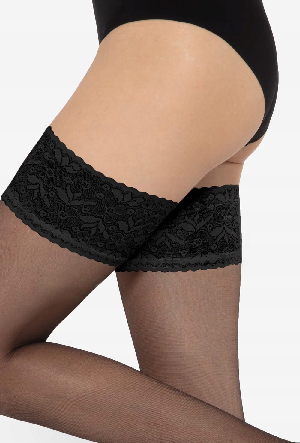 Pończochy samonośne GATTA MICHELLE nero - 1/2 Marka Gatta