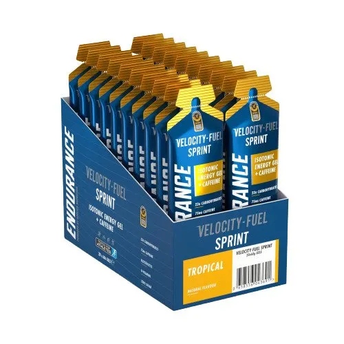 Applied Nutrition Sprint Isotonic Energy Gel Kofein Tropical 20 x 60 g