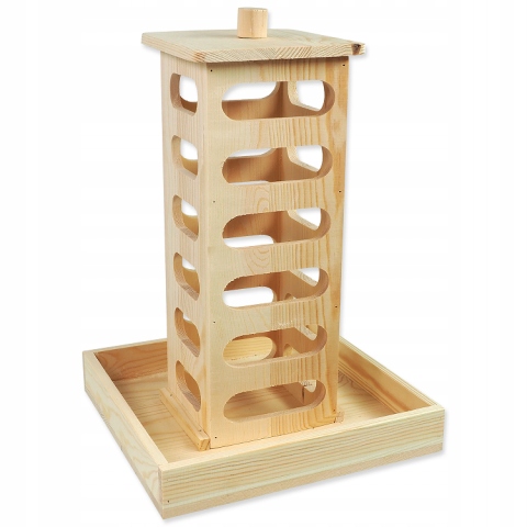 Levně Dřevěná věž na seno pro hlodavce 37 cm