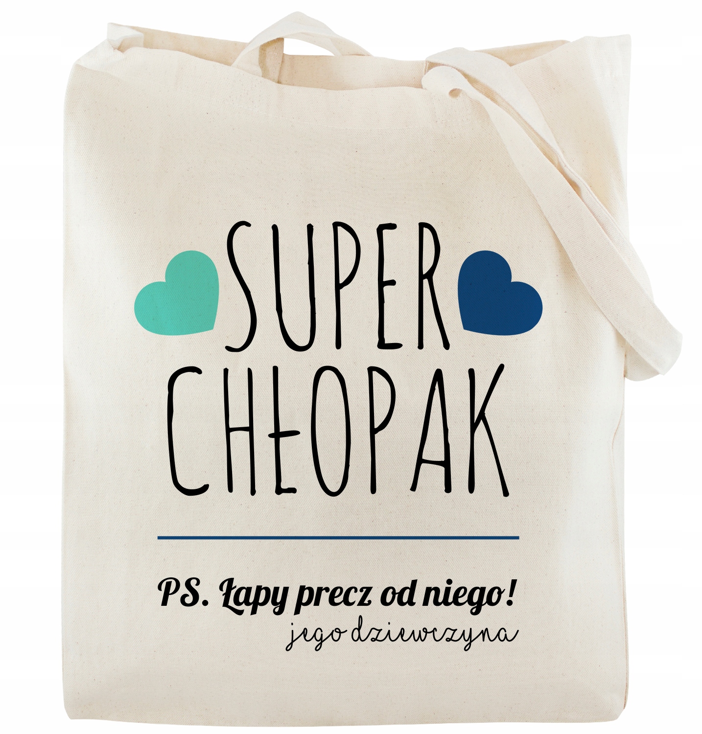 

Torba na zakupy zakupowa bawełniana Super Chłopak