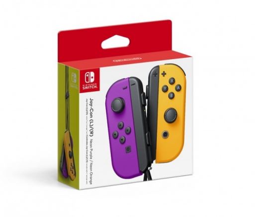 Nintendo Joy-Con Pair neón fialová a neón oranžová (Switch)