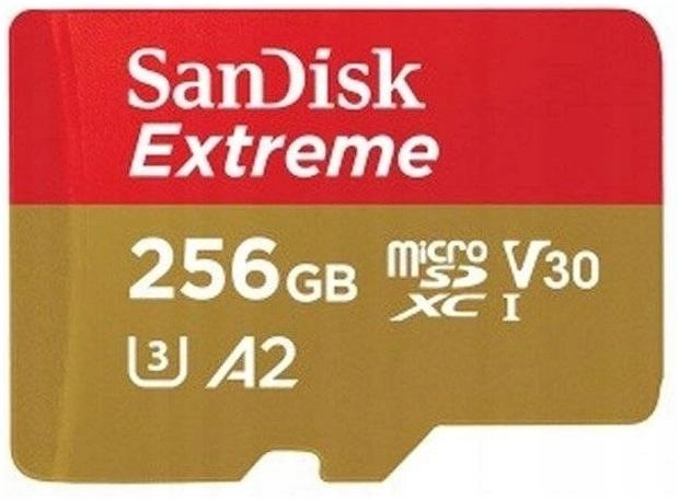 Paměťová karta SanDisk Extreme microSDXC 256 Gb