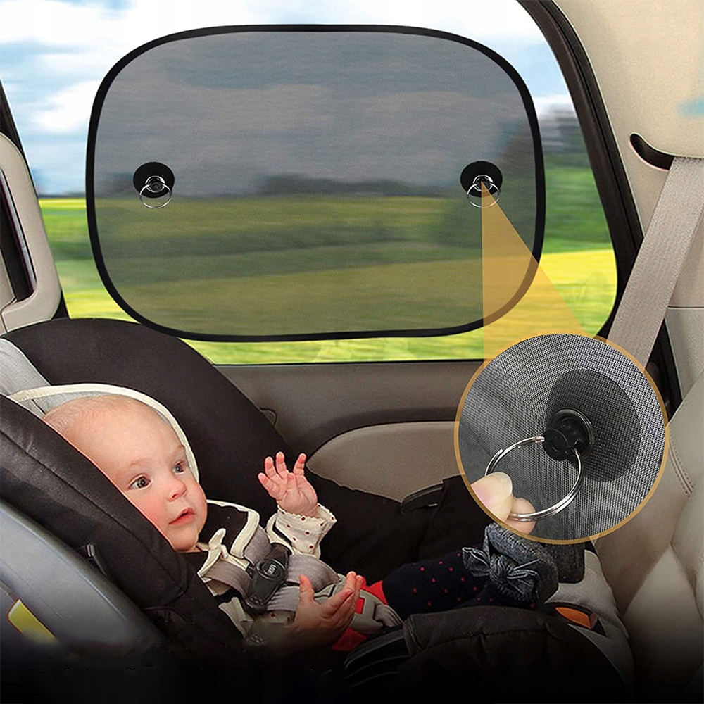 OSŁONKI ZASŁONKI PRZECIWSŁONECZNE DO AUTA UV 2SZT Producent bez marki