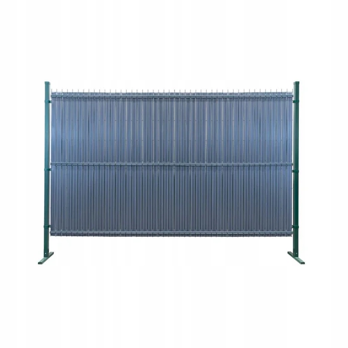 Listwy ogrodzeniowe pionowe 153 cm szary (62-80 mm)