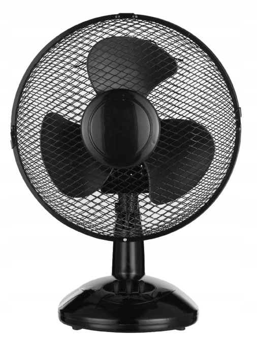 Stolní Ventilátor 23 CM, Černý