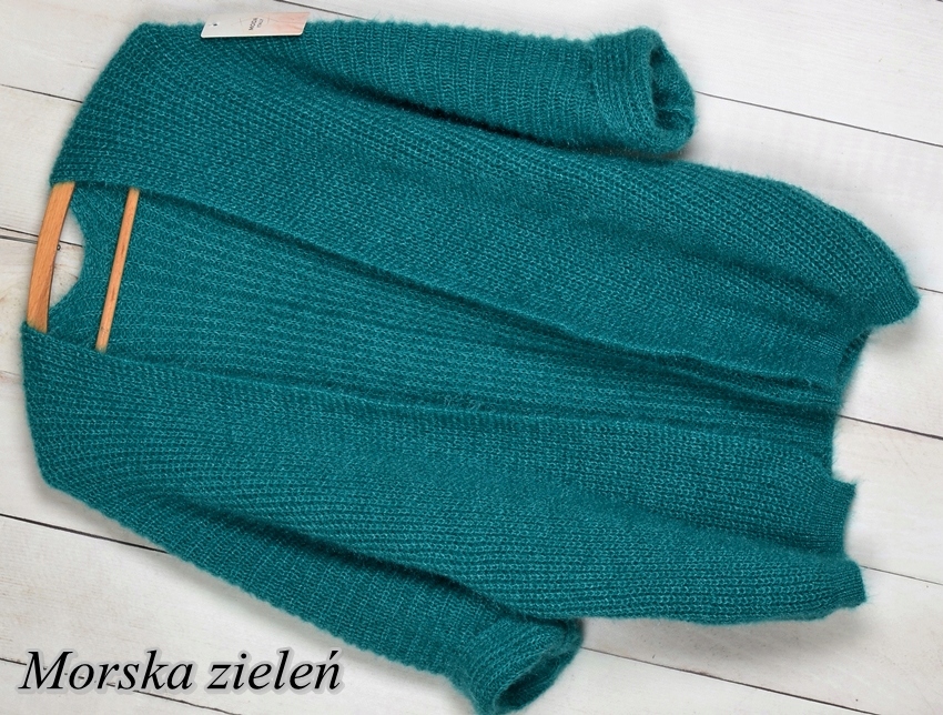 MIĘKKI KARDIGAN NARZUTKA SWETER BLEZER 980 Marka Modaistyl