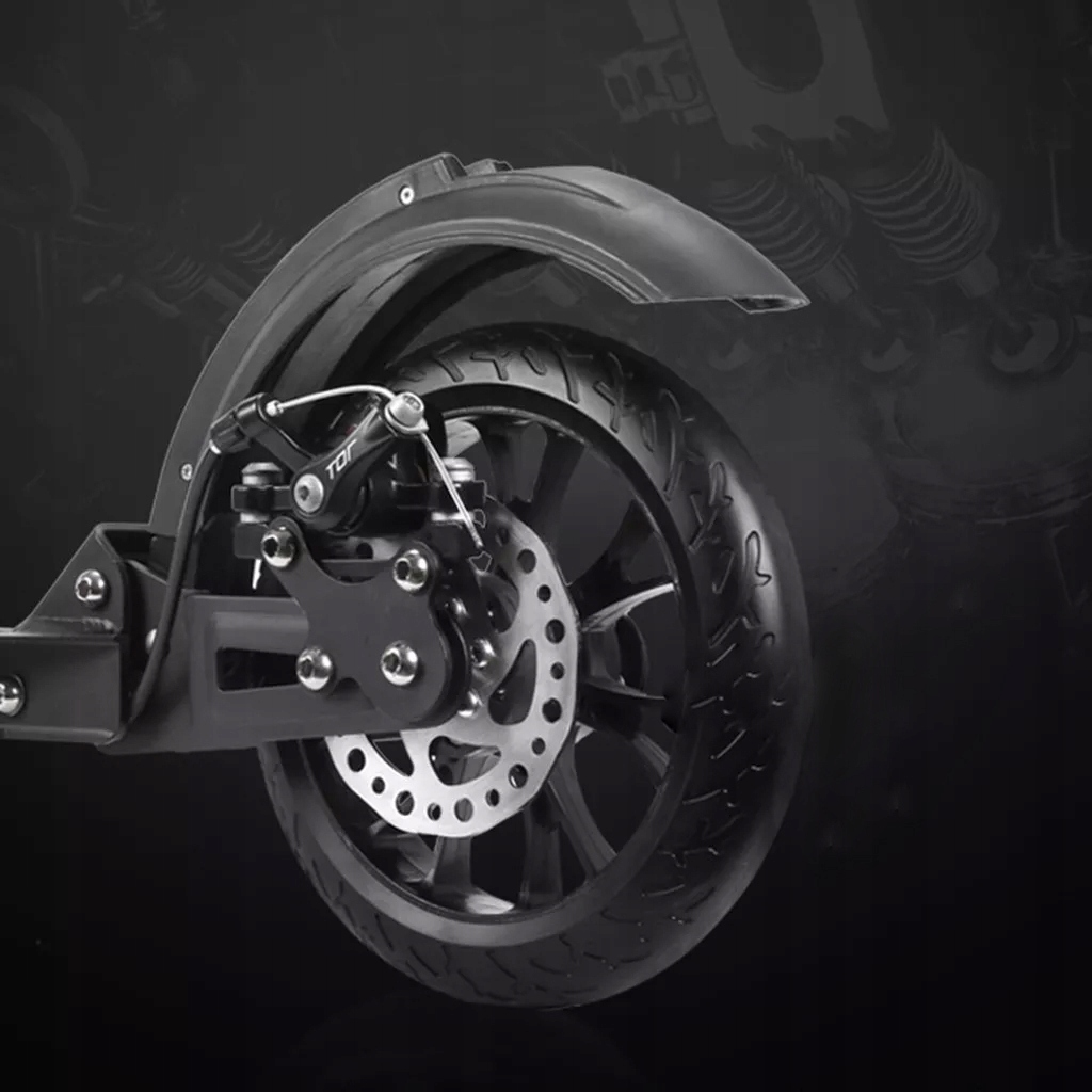 HULAJNOGA SKŁADANA HAMULEC TARCZOWY AMORTYZATORY Maksymalna waga użytkownika 100 kg