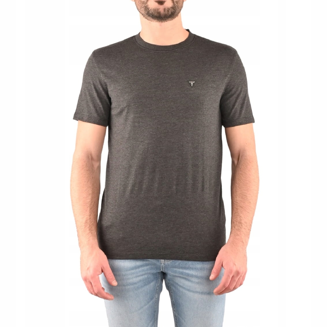 Pánské Tričko Guess Grafitové Vel. XL Krátký Rukáv