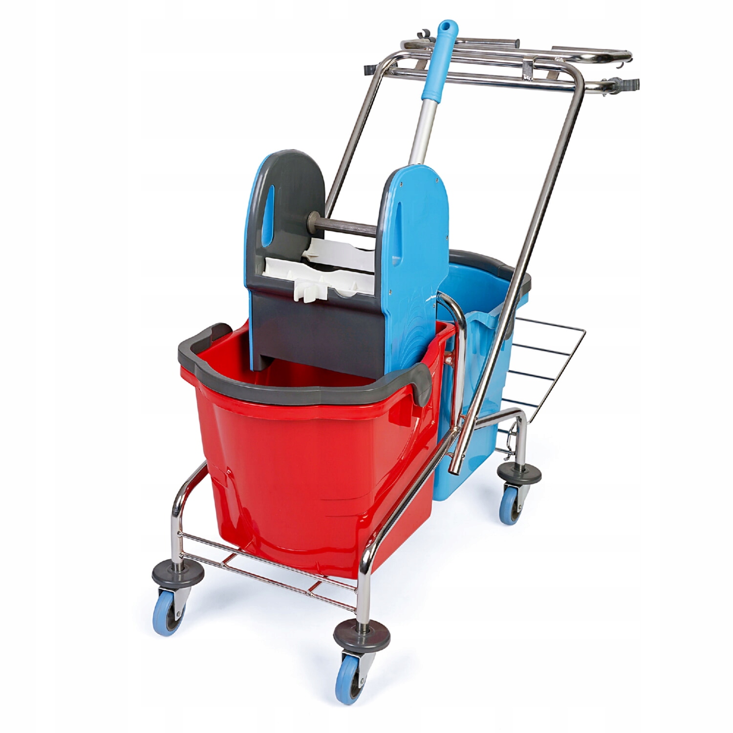 PC WÓZEK 2x18L NA PODS.CHROM+UCHWYT WORKA