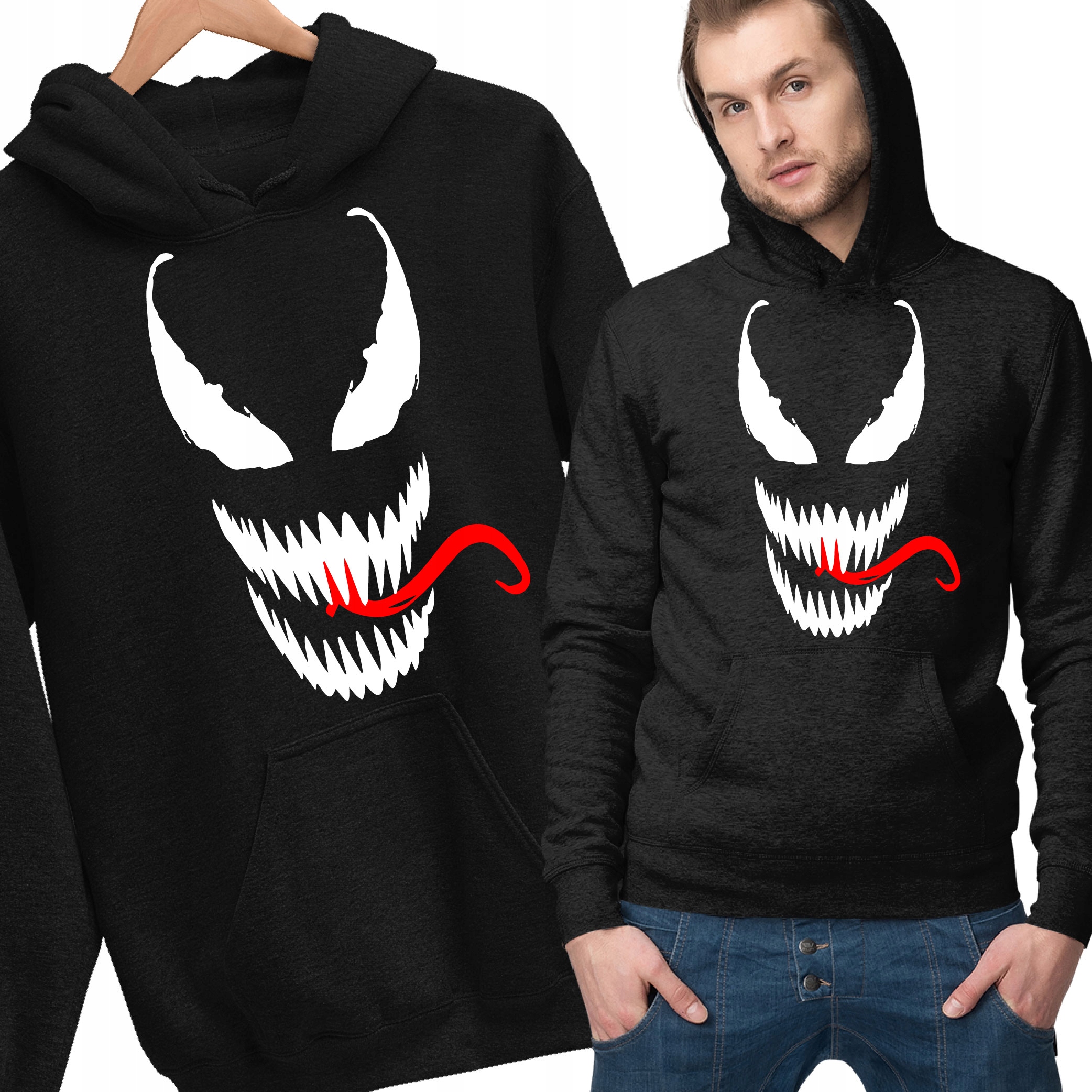 

Bluza Z Kapturem Venom Spiderman Marvel Pająk Film