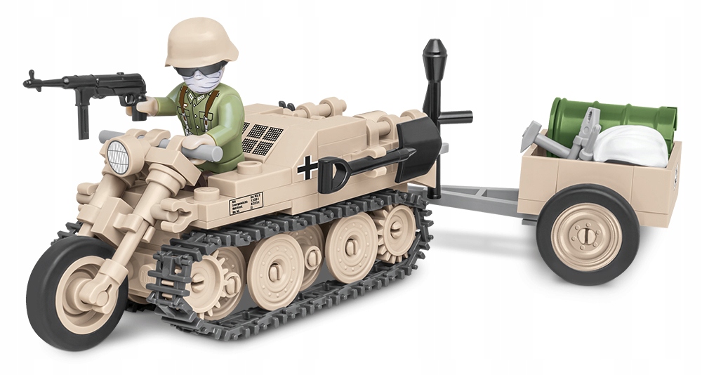 

COBI2401 Sd.Kfz.2 Kettenkrad Pojazd Wielozadaniowy