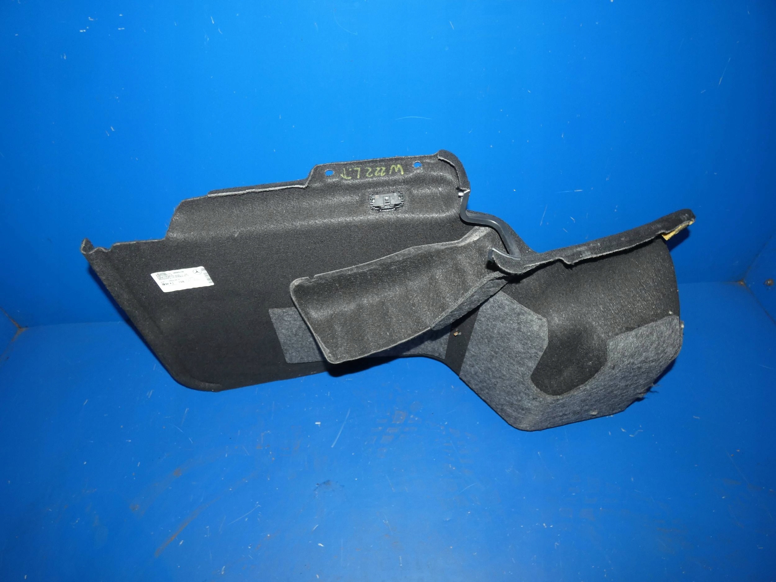 MERCEDES S KLASA W222 side upholstery boot left rear part