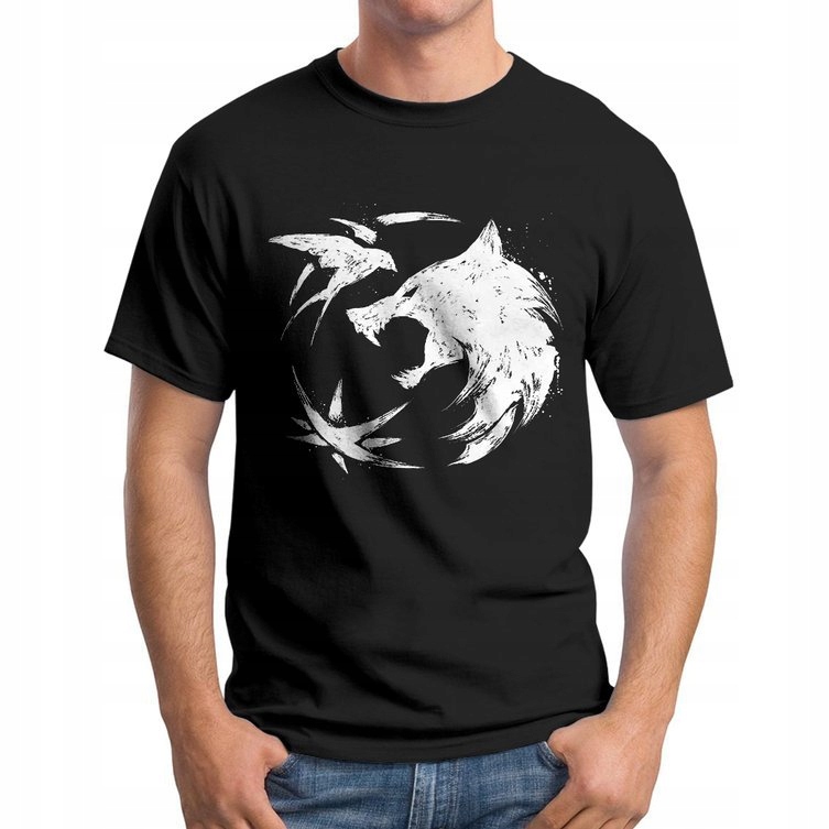

Koszulka T-Shirt Wiedźmin Geralt Znak Logo 2XL