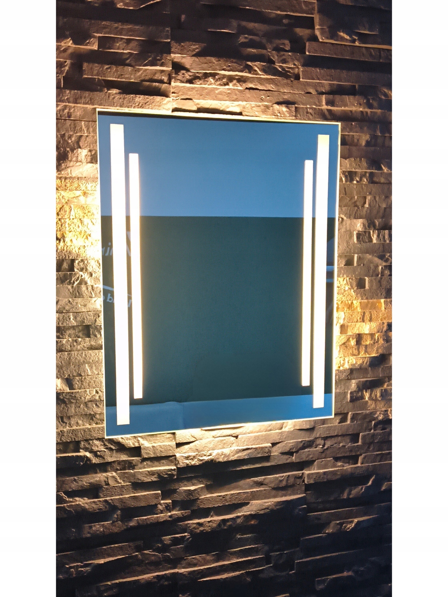 Zrcadlo Led 60 cm x 50 cm Nástěnné Hotel, Byt, Kancelář