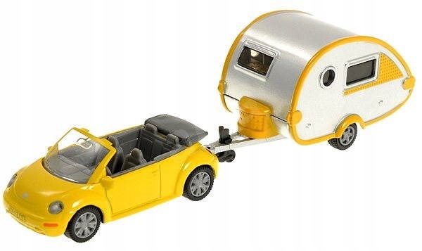 Siku 1629 Samochód z przyczepą campingową