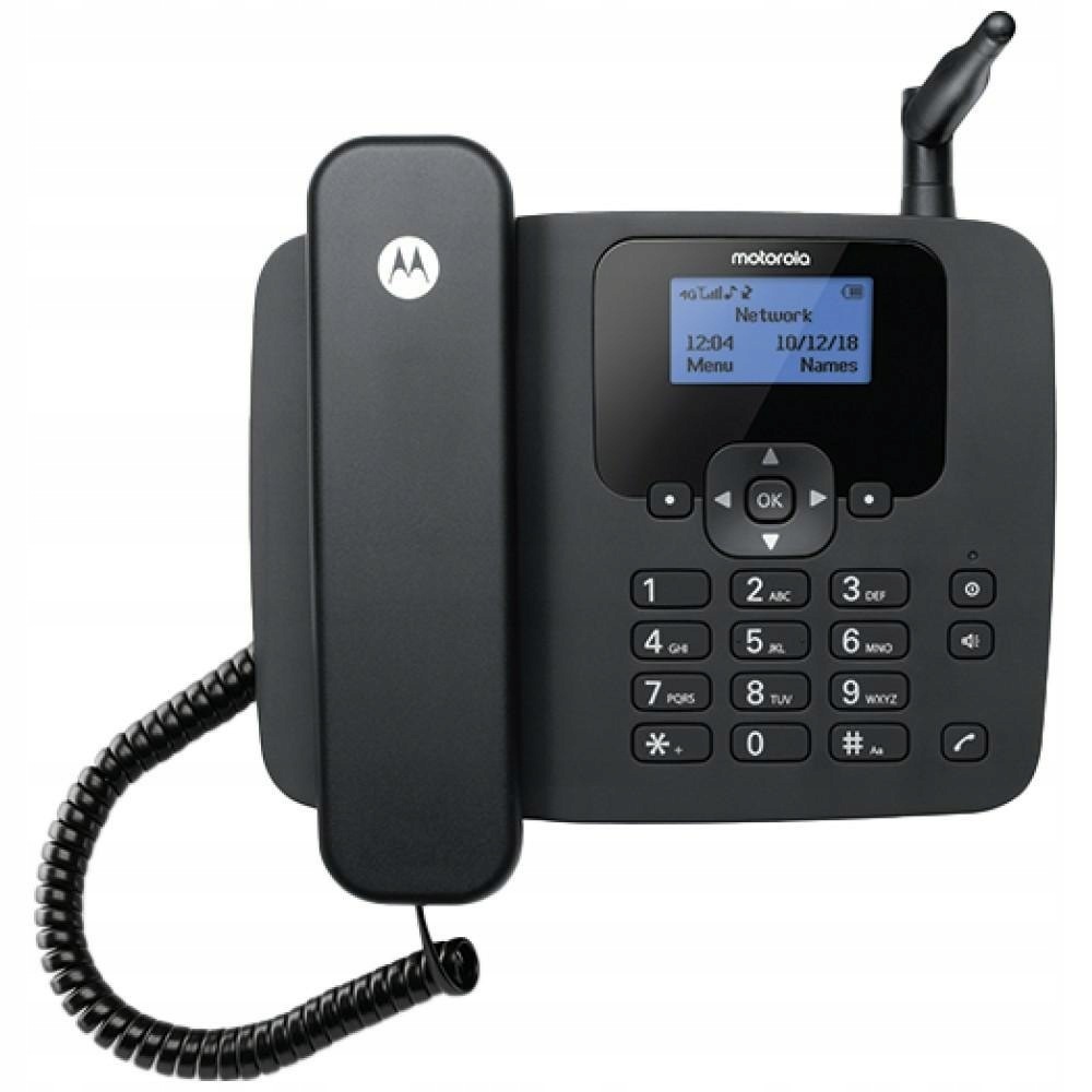 4G stolní telefon Motorola FW410L černý