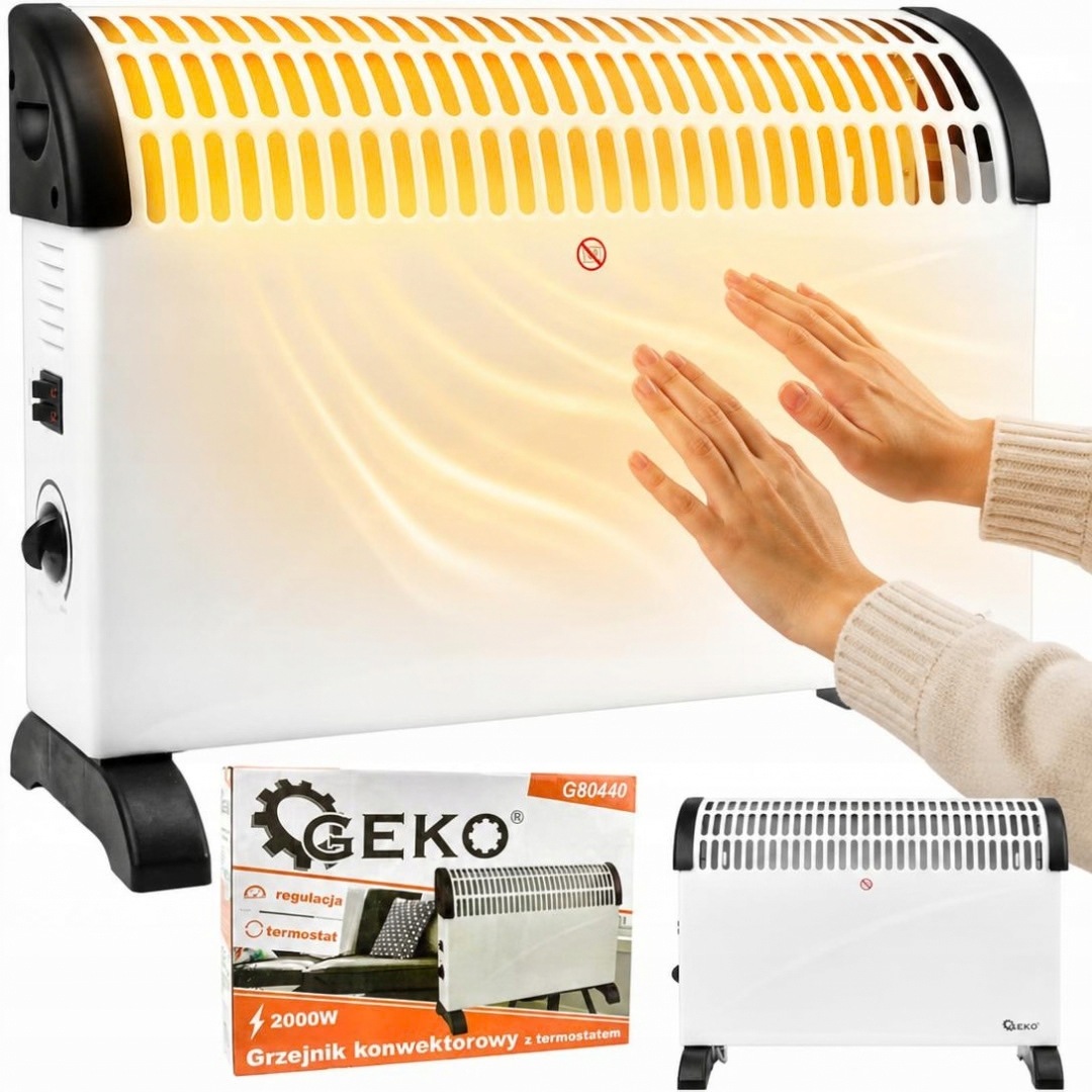 Elektrický Radiátor Farelka 2000 W, Energeticky Úsporný Termostat, Výkon