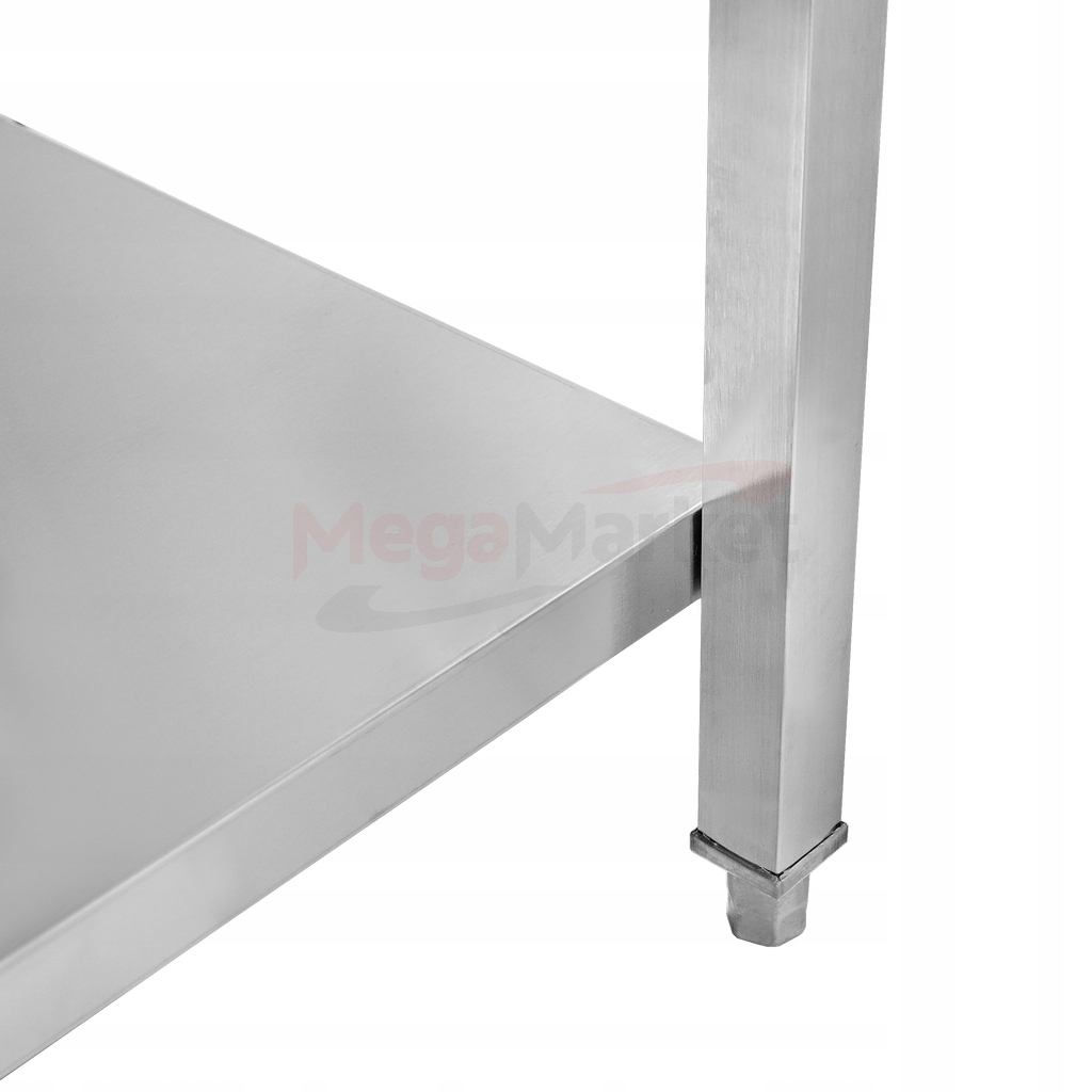 Stół GASTRONOMICZNY roboczy z PÓŁKĄ 180x60 przyścienny ze stali nierdzewnej Stan opakowania oryginalne