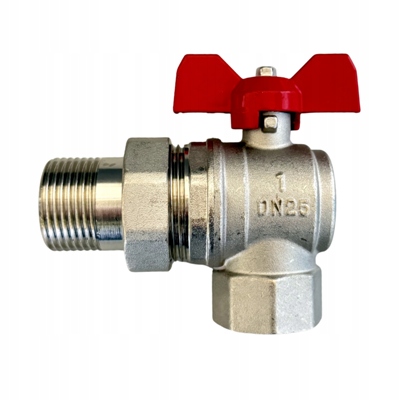 K-rain Kulový kohout, ocelový M-f (gz, Gw) 1"-1"